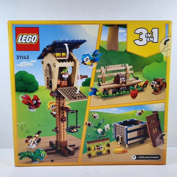 New Sealed Lego 31143 Creator 3 In 1 Birdhouse 476 Pc Block Set Beehive Park - Picture 7 of 11
